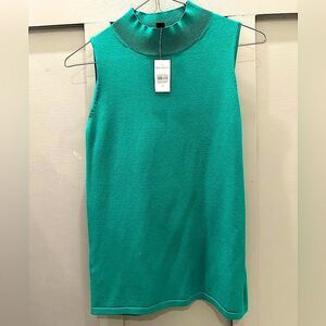 Ann Taylor Sleeveless Turtleneck Top